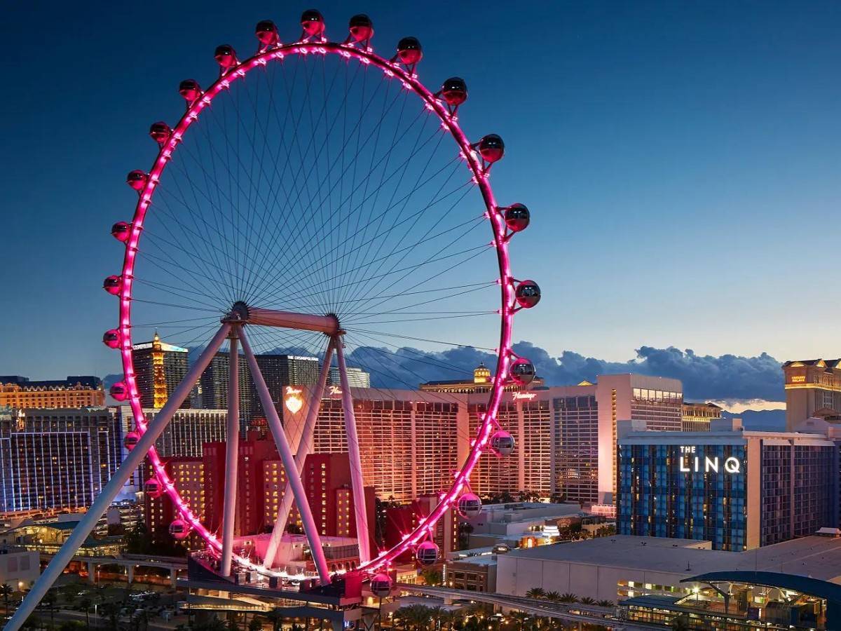 High Roller Observation Wheel, Overlooking Las Vegas