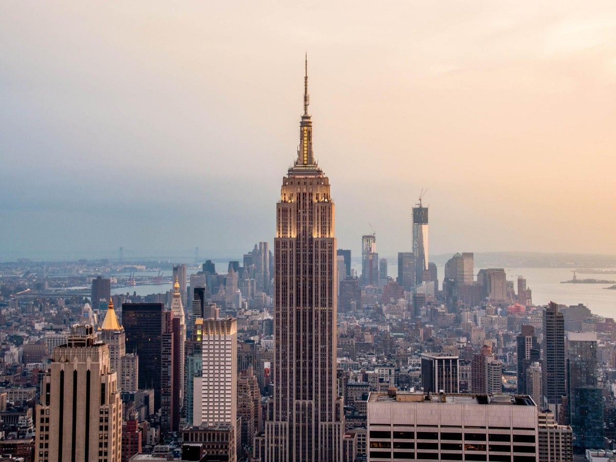 Standing at the top of New York, watching the world go by