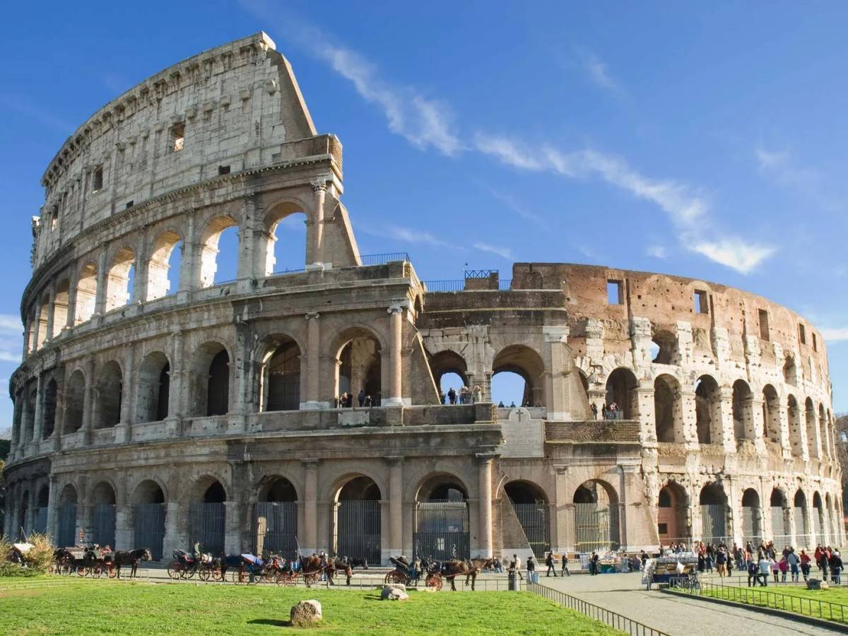 Why is half of the Colosseum missing?