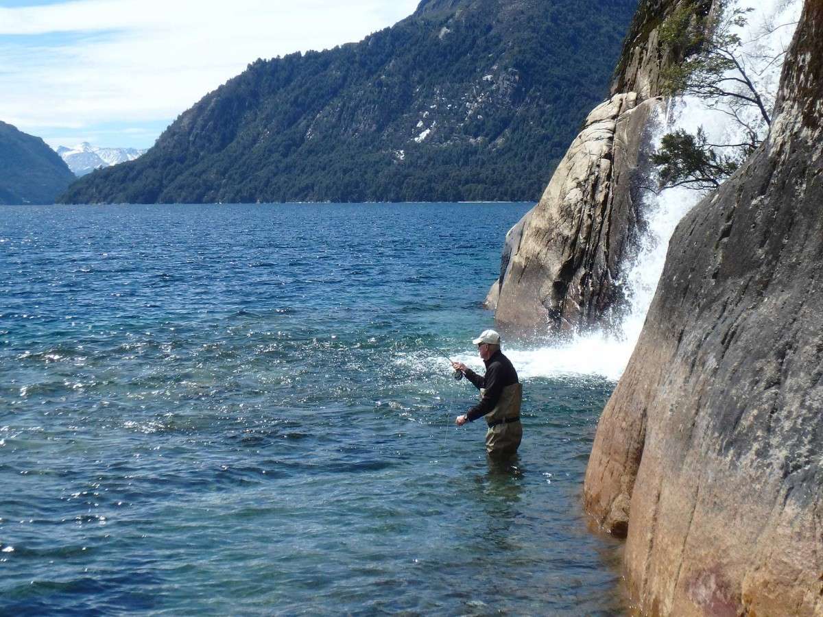 Fishing trip: Waiting for harvest in the tranquility of the lake