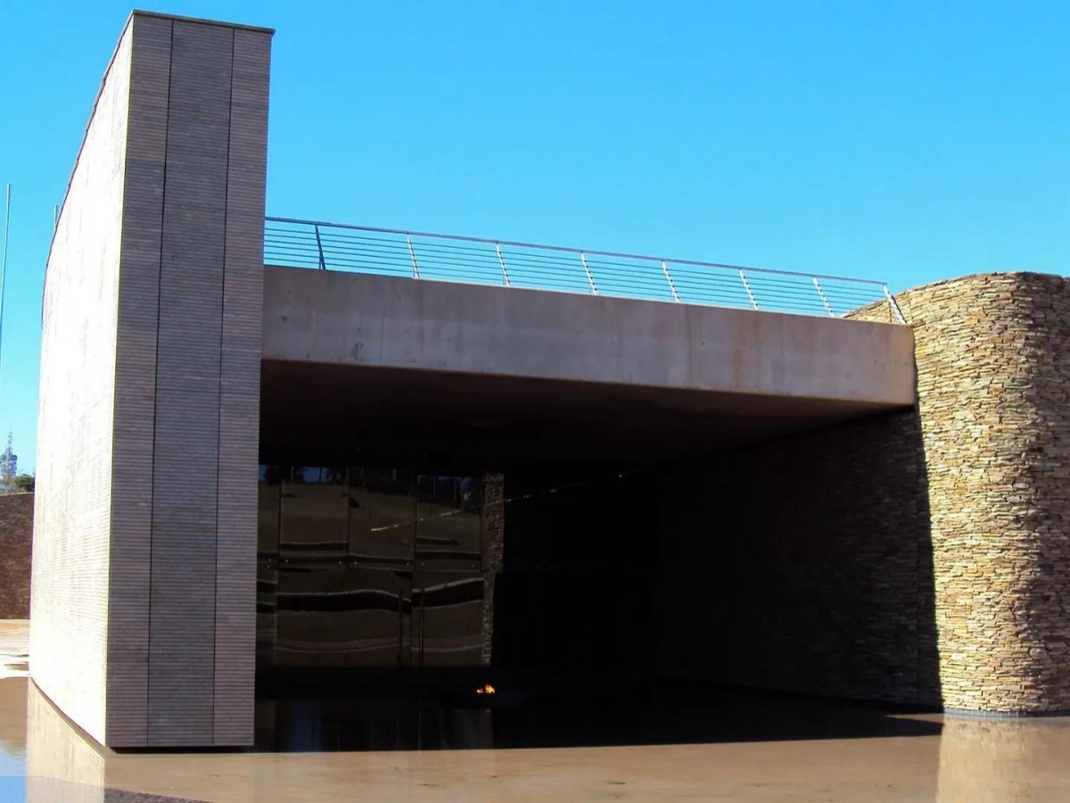 One park, two perspectives: Voortrekker Monument facing each other from afar