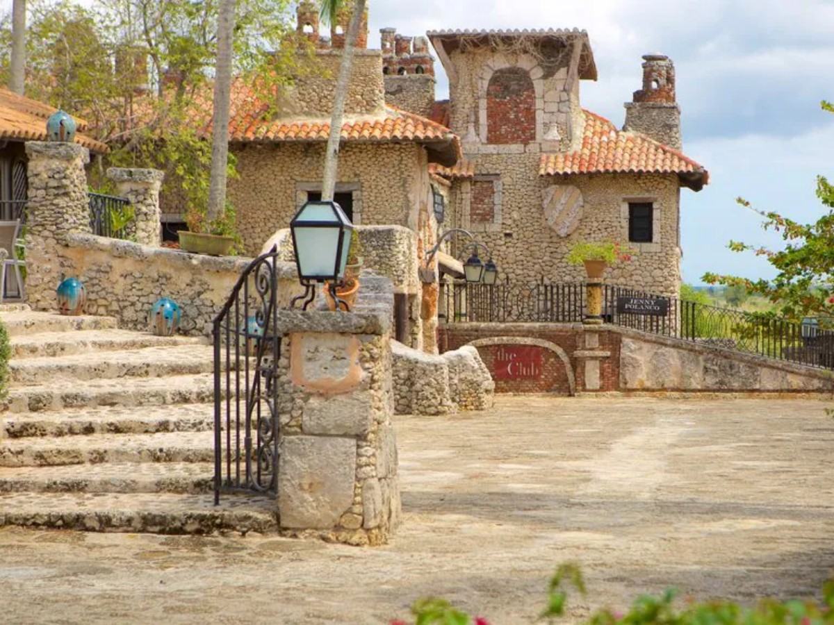 Medieval Mediterranean-style architectural village