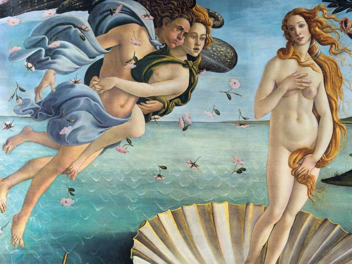 A symbol of the Renaissance, a mythological world of elegance