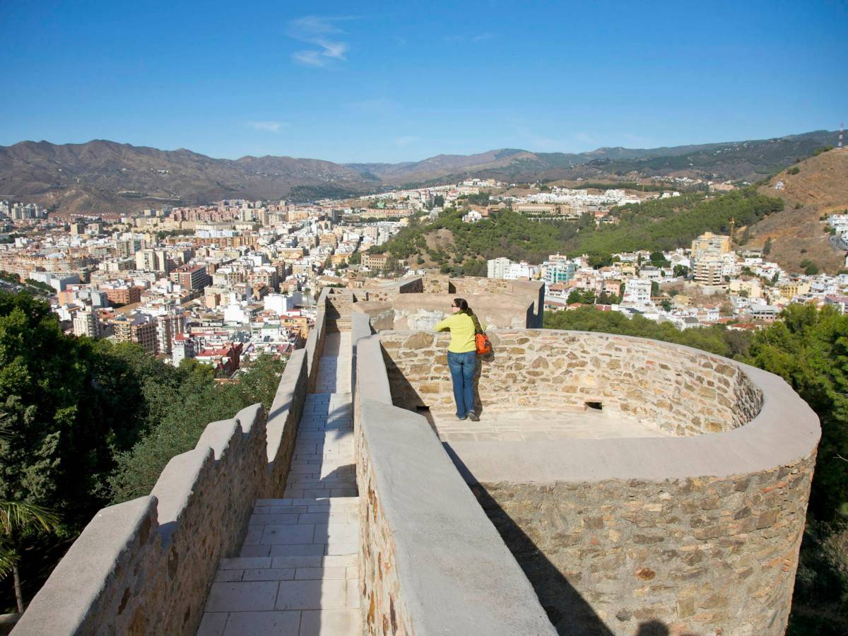 First stop: Gibralfaro Castle (Castillo de Gibralfaro)