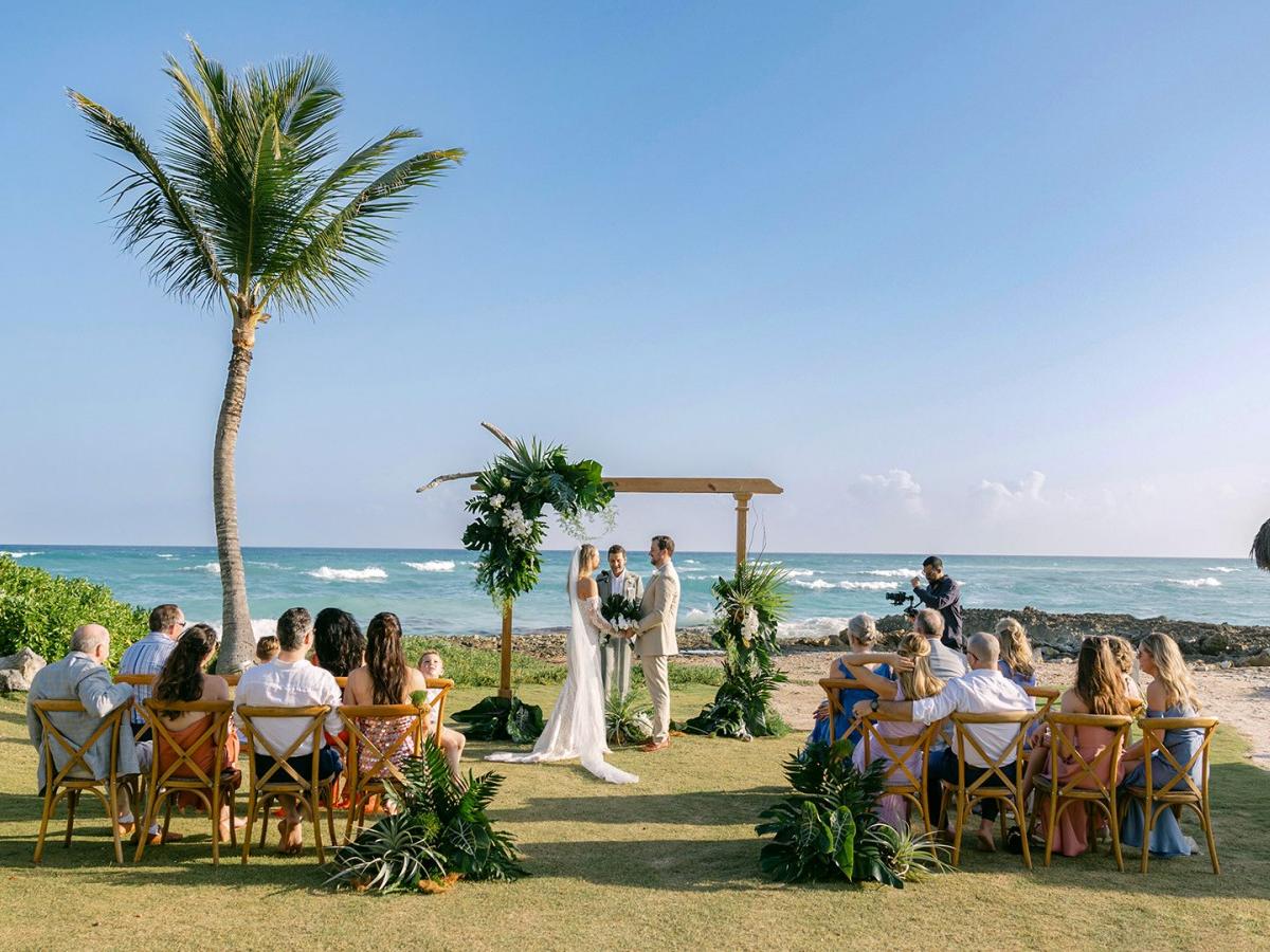 Romantic honeymoon after the wedding