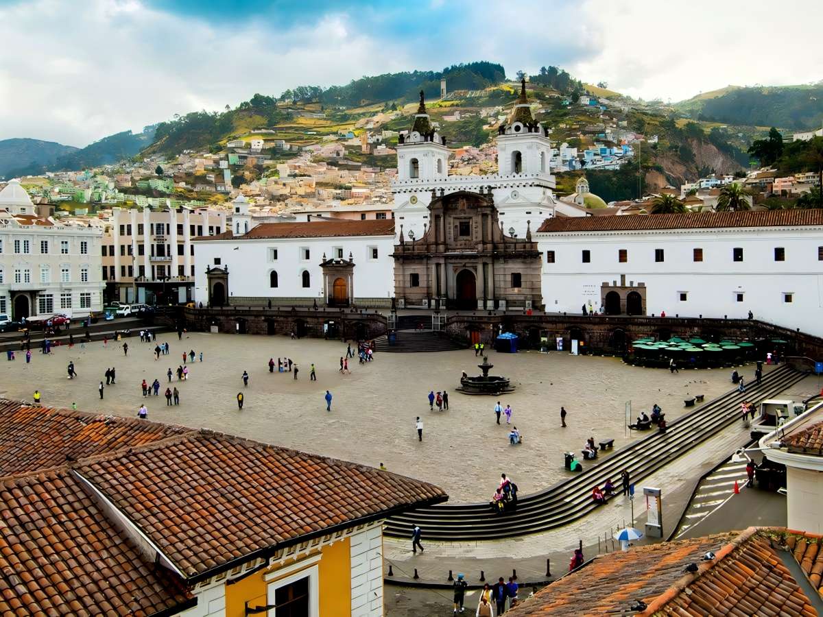 Andean view from Independence Square