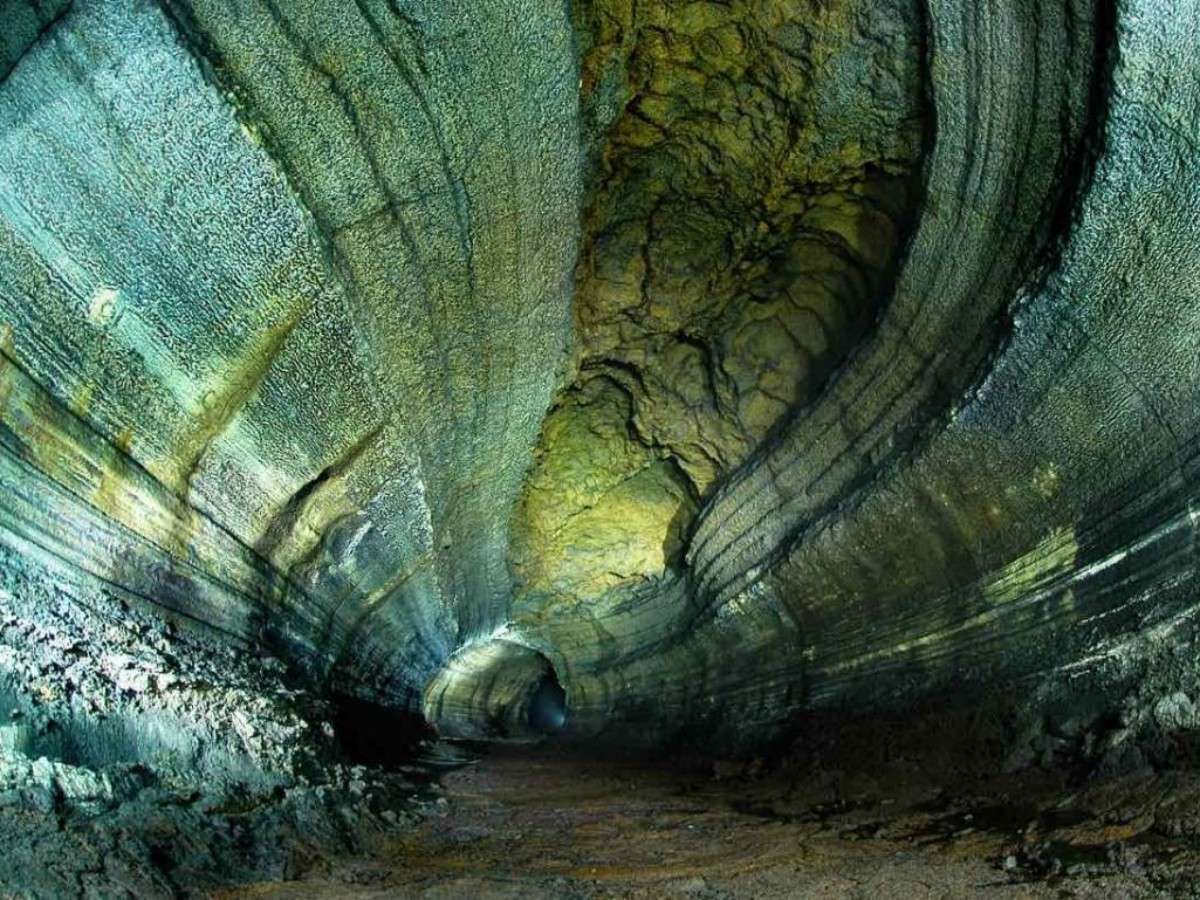 Unique volcanic landforms