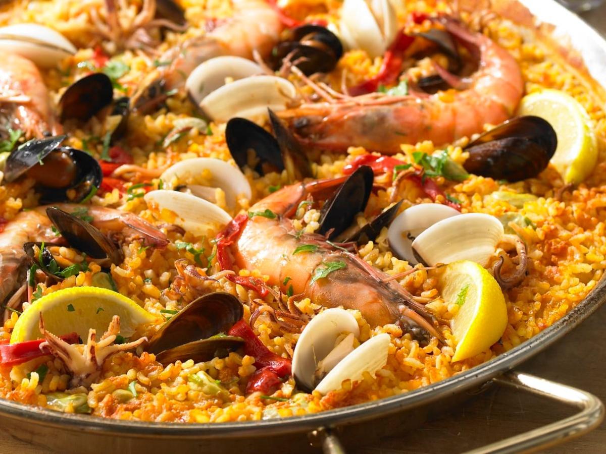 The perfect combination of beach and food