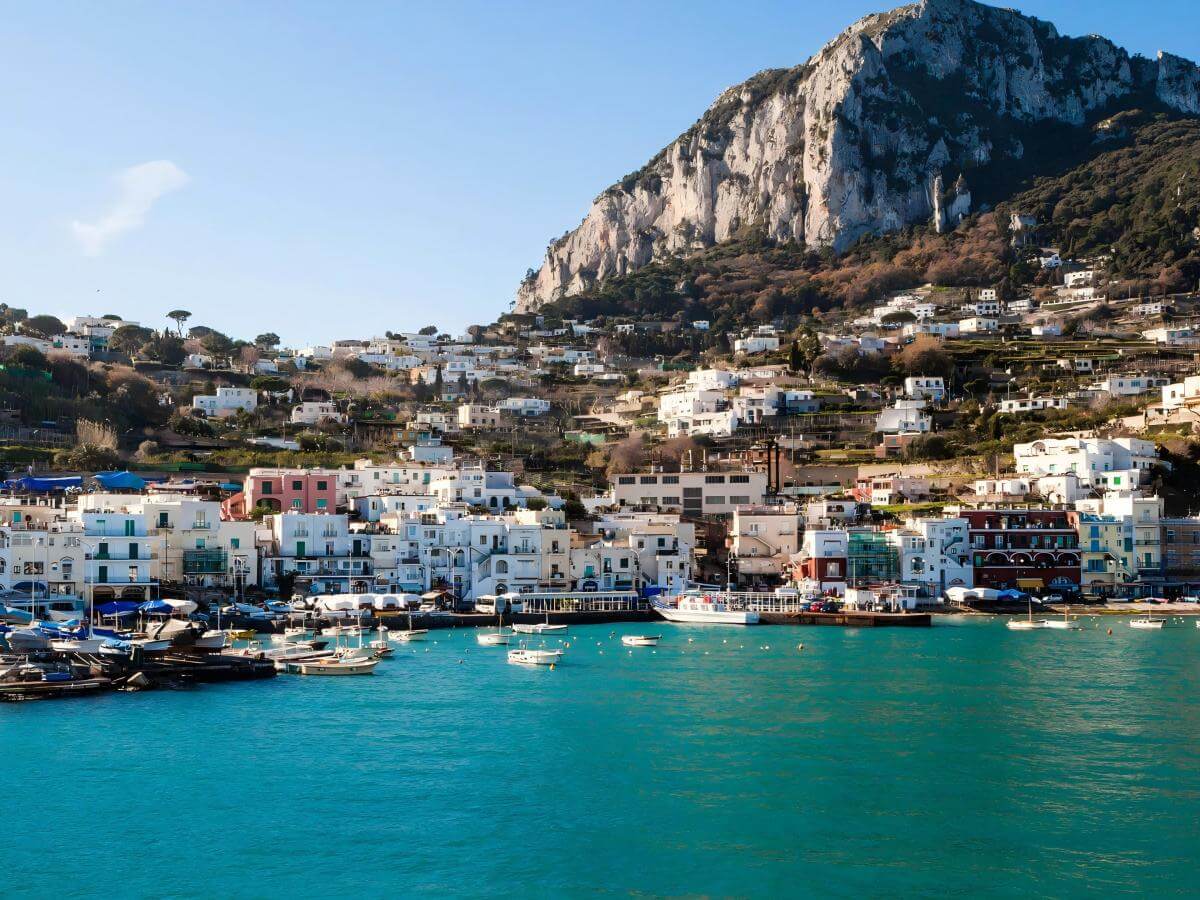 Capri Town for a taste of Italy