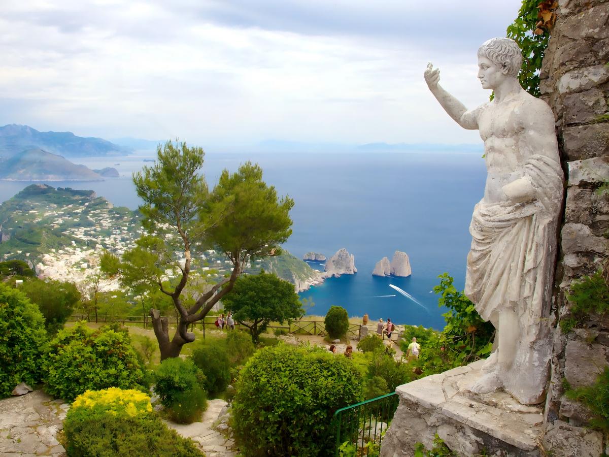 Climb to the top of Monte Solara for a panoramic view of the island