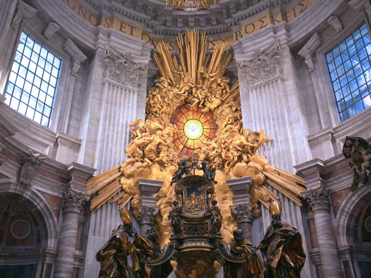 St. Peter's Throne in St. Peter's Basilica