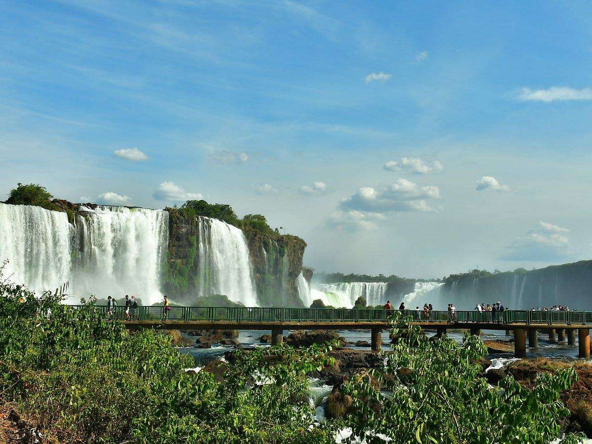 Getting up close and personal with the falls