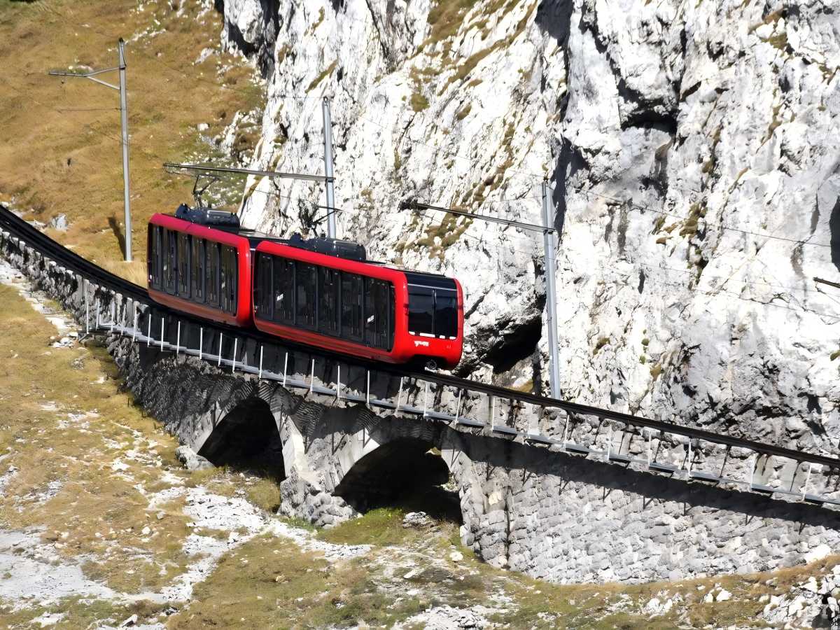 Rack and pinion train: a thrilling ride on the world's steepest railroad track
