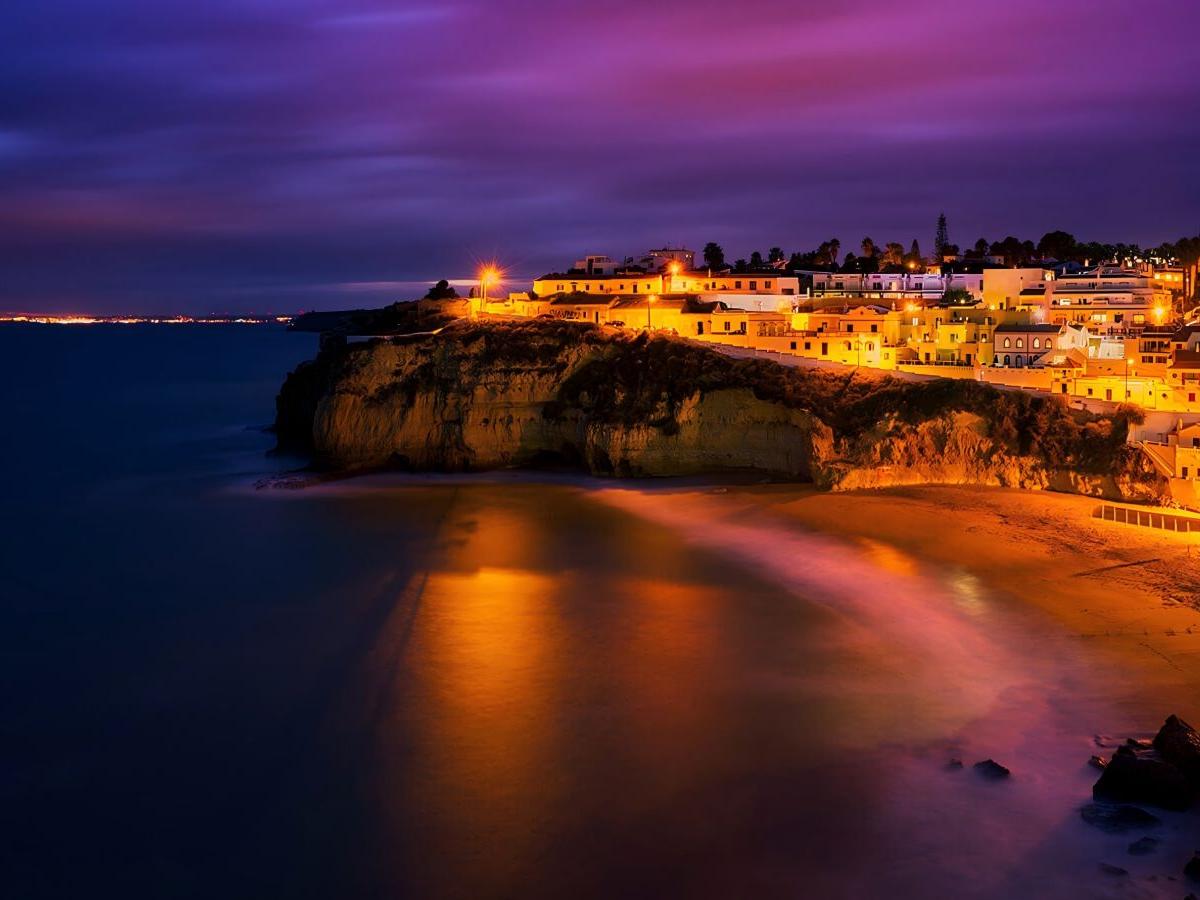Faro Beach at Night