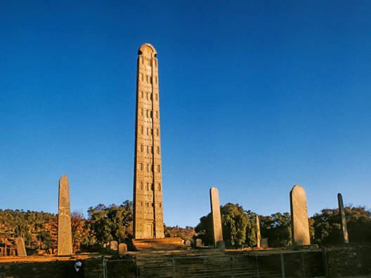 And the obelisk is the distinctive symbol of this ancient civilization.